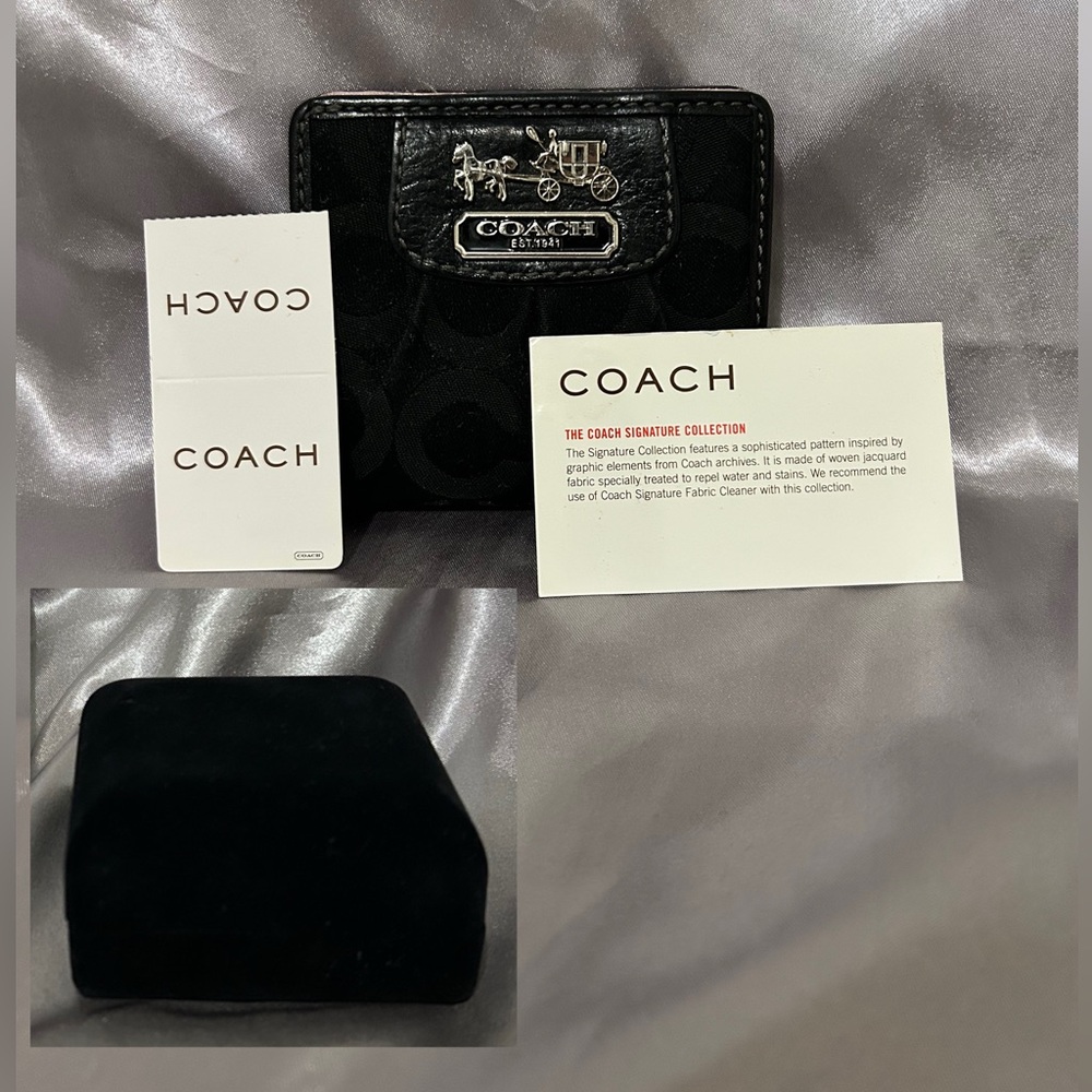 Y2K Coach Art black and pink wallet and Butterfly Jewelry set💗🦋